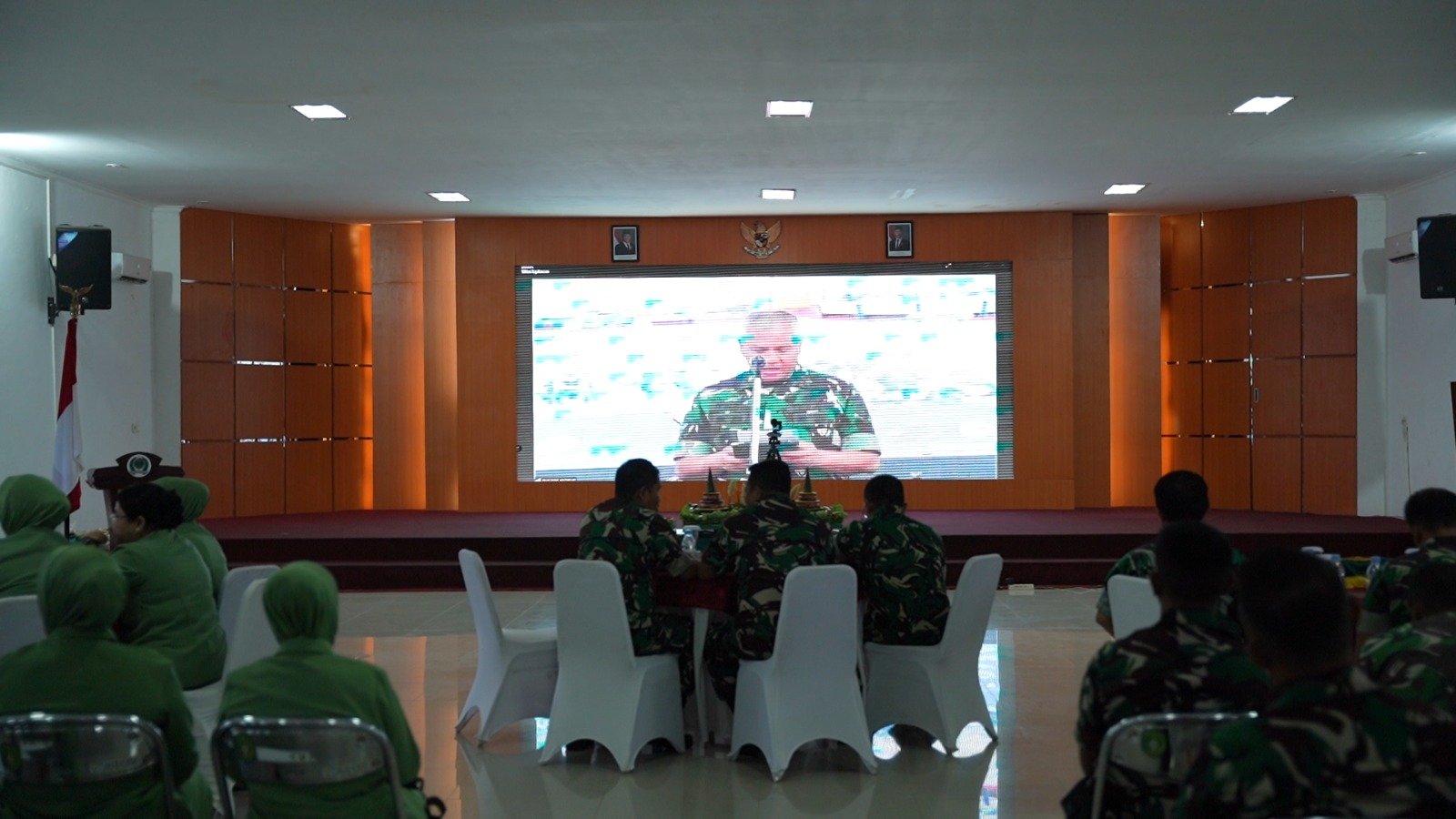 Peringati HUT Kodam VI/Mlw Ke-67, Kodim 0906/Kkr Ikuti Syukuran Secara Virtual