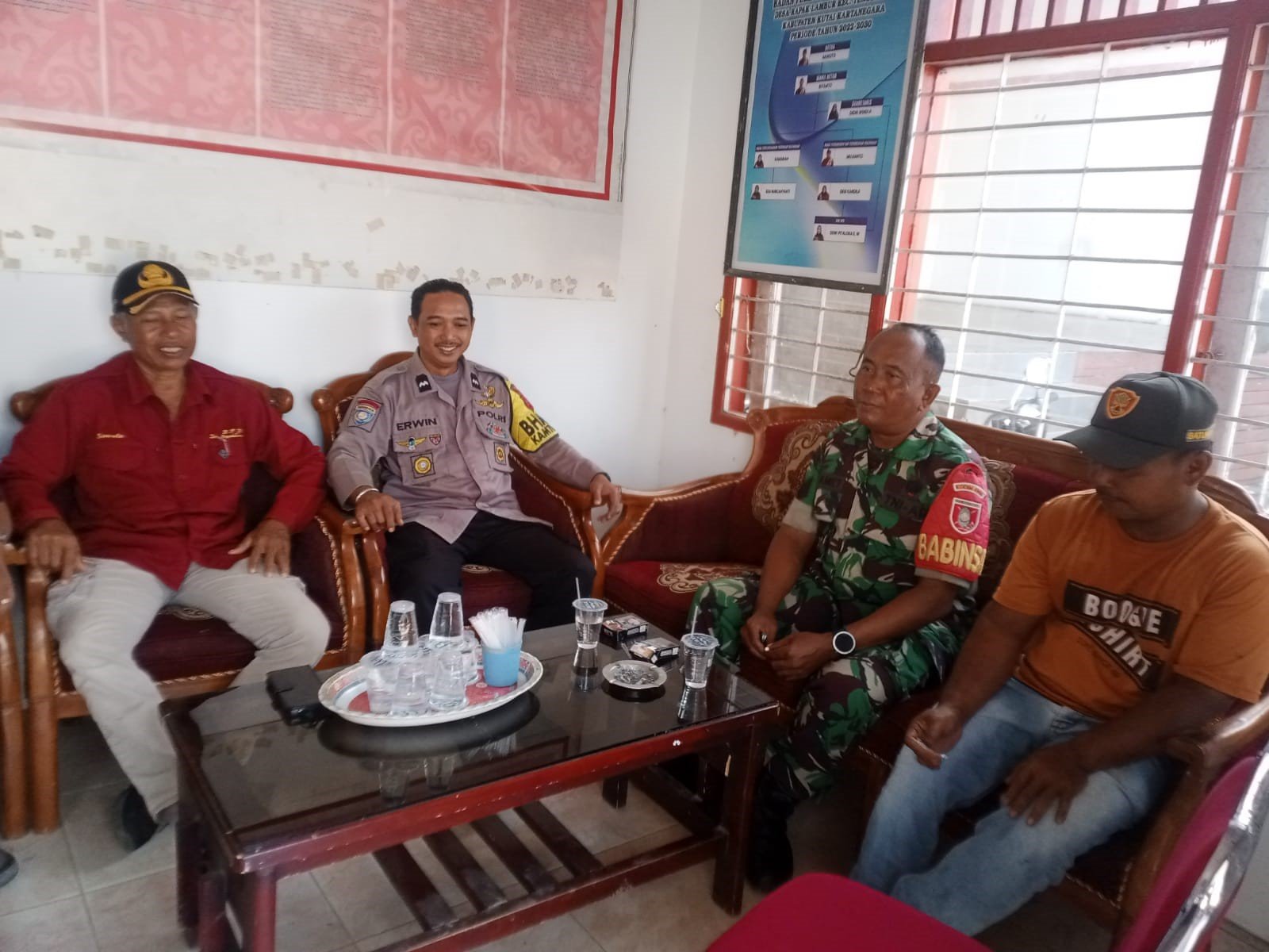 Sinergitas Babinsa Dan Bhabinkamtibmas Dalam Komsos Wujudkan Kamtibmas Di Wilayah Binaan