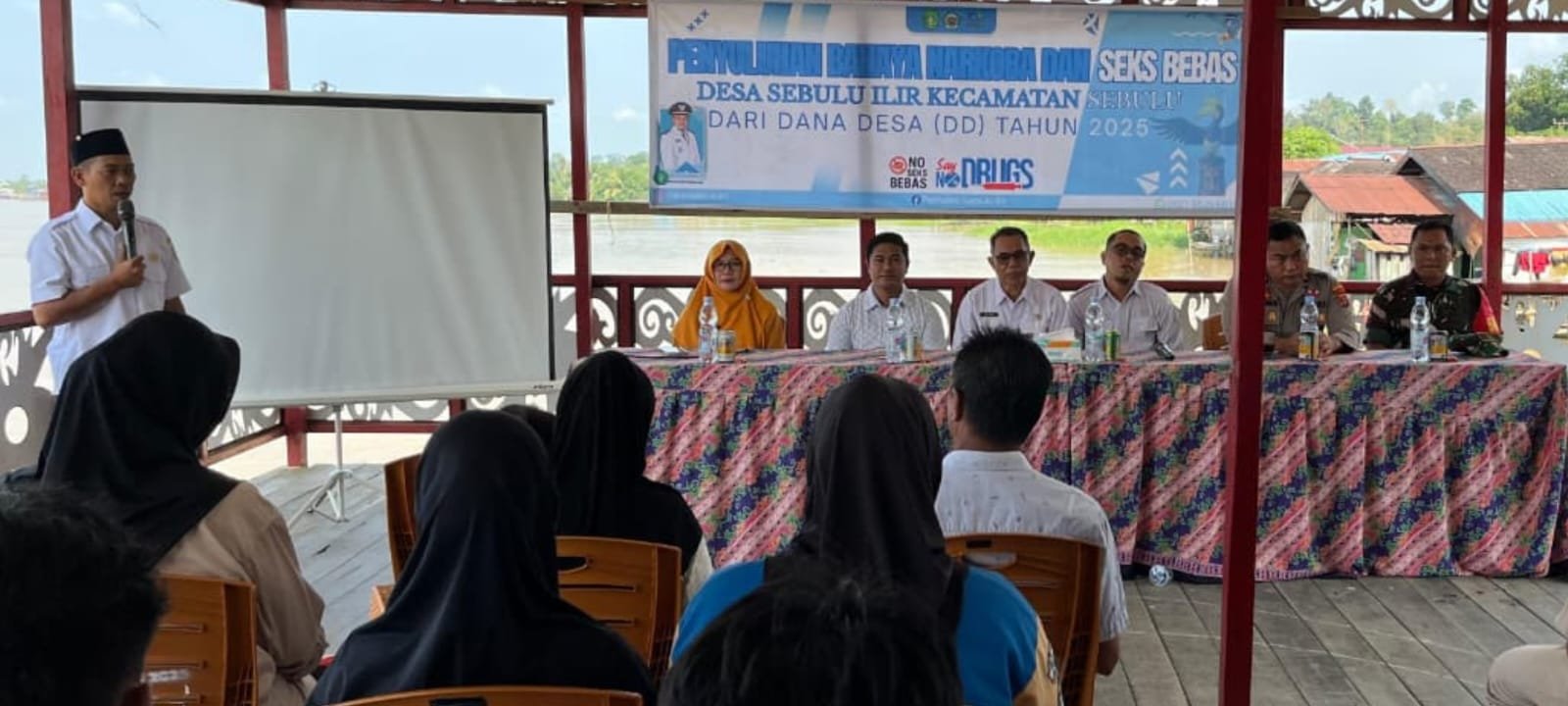 Babinsa Sebulu Ilir Hadiri Penyuluhan Bahaya Narkoba Dan pergaulan Bebas Pada Pelajar