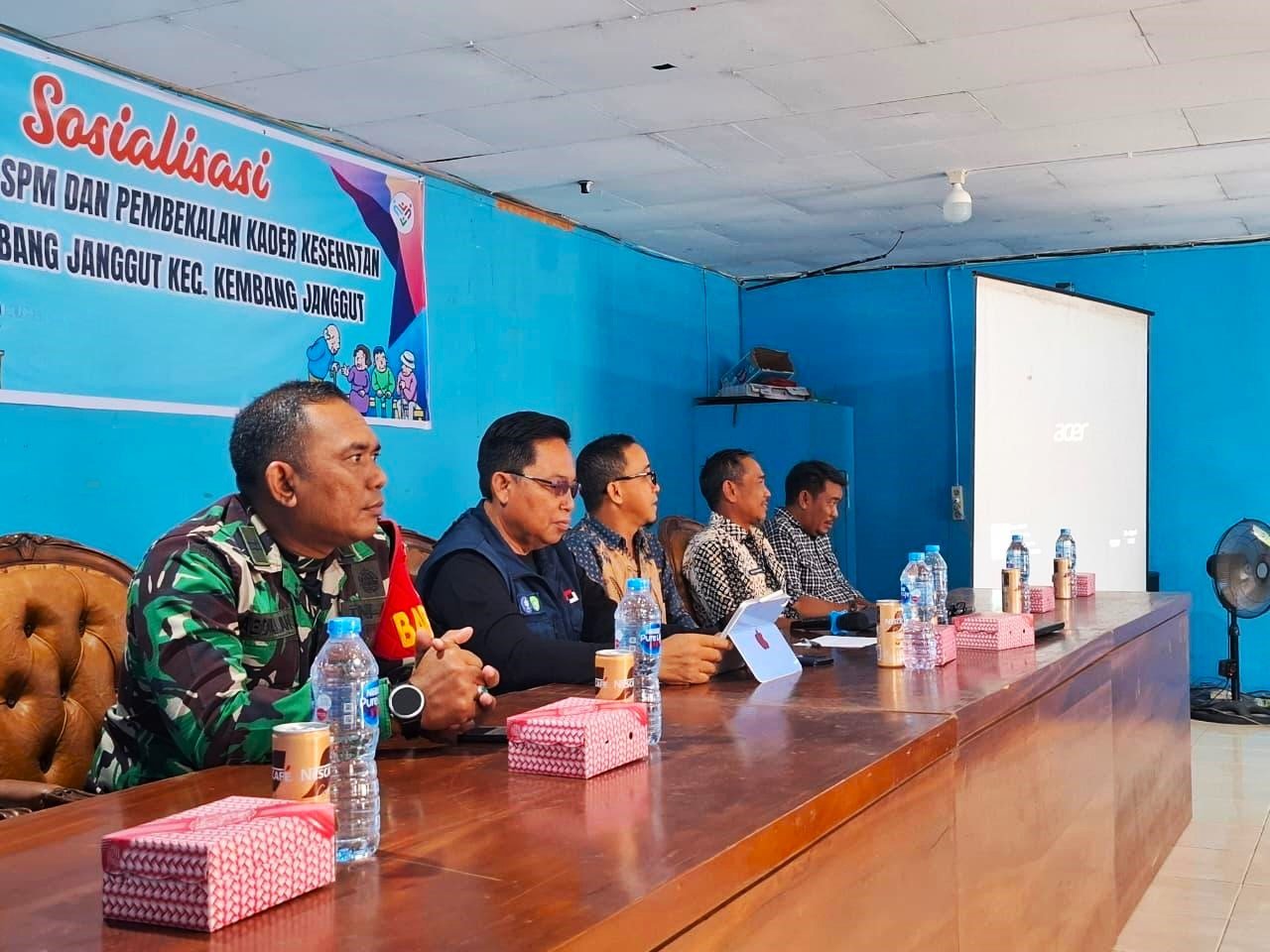 Babinsa Kembang Janggut Hadiri Sosialisasi dan Pembekalan Kader Kesehatan Desa