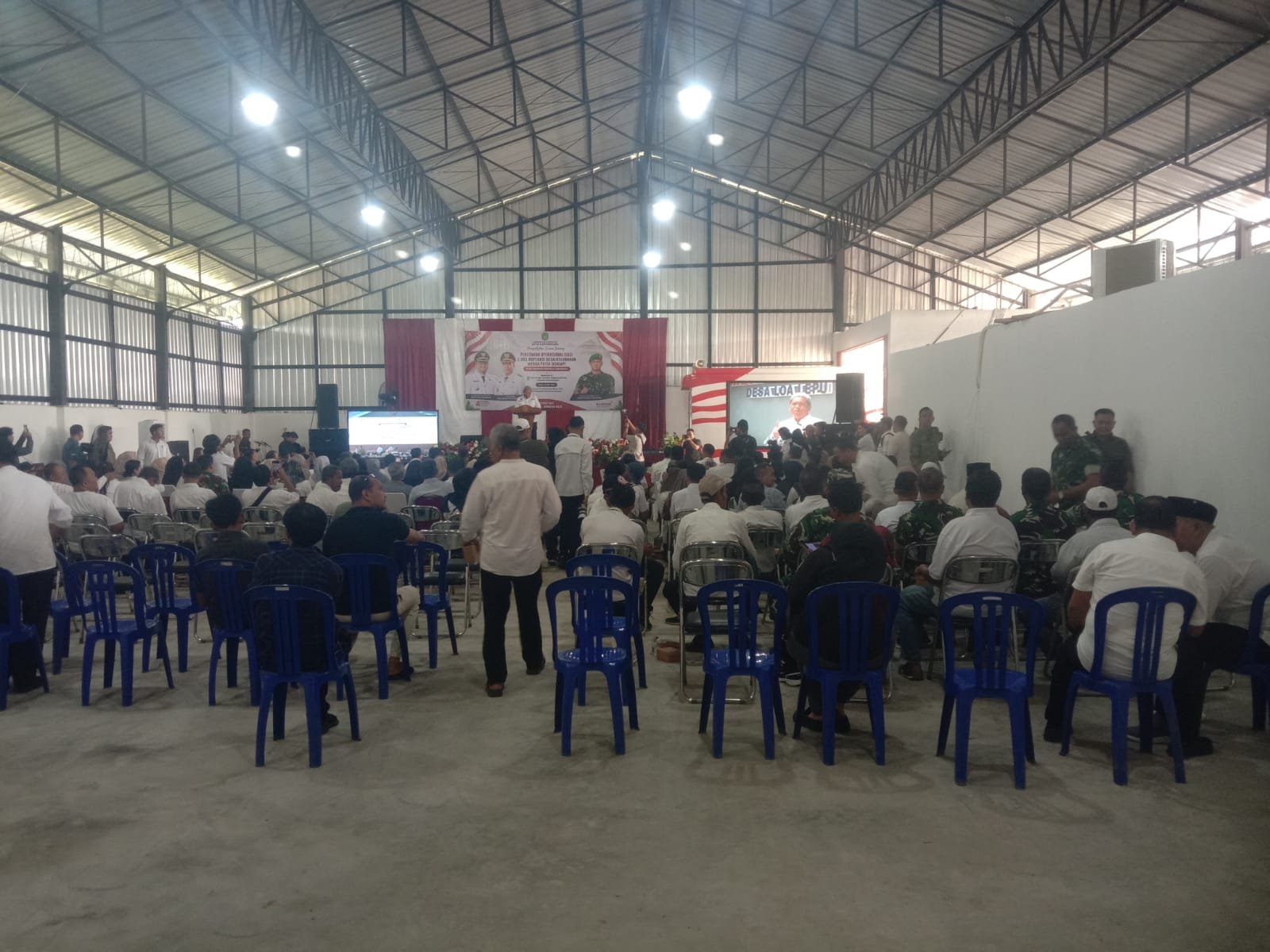 Dandim 0906/Kkr Bersama Forkopimda Ikuti Launching Peresmian KDKMP Secara Virtual Oleh Presiden Prabowo Subianto