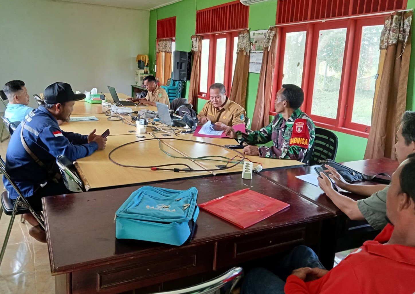 Melalui Komsos Babinsa Bersama Poktan, PPL dan BPP Jadikan Langkah Nyata Dukung Kemajuan Petani