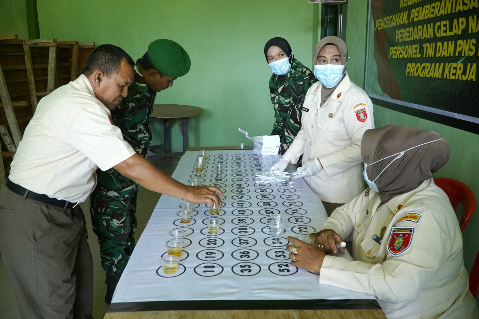 Kodim 0906/Kkr Tingkatkan Pengawasan dan Pencegahan Narkoba di Lingkungan Prajurit Melalui Pemeriksaan P4GN Kodim 0906/Kkr Tingkatkan Pengawasan dan Pencegahan Narkoba di Lingkungan Prajurit Melalui Pemeriksaan P4GN