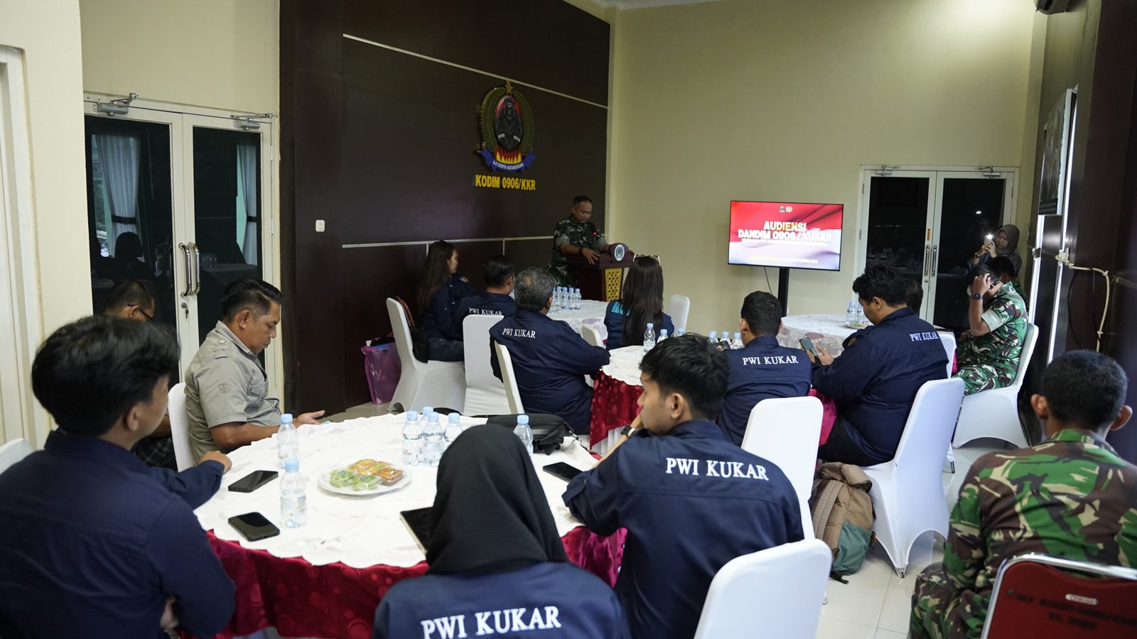 Perkuat Kolaborasi Untuk Jaga Kondusifitas Wilayah, Kodim 0906/Kkr Terima Audensi PWI Kukar