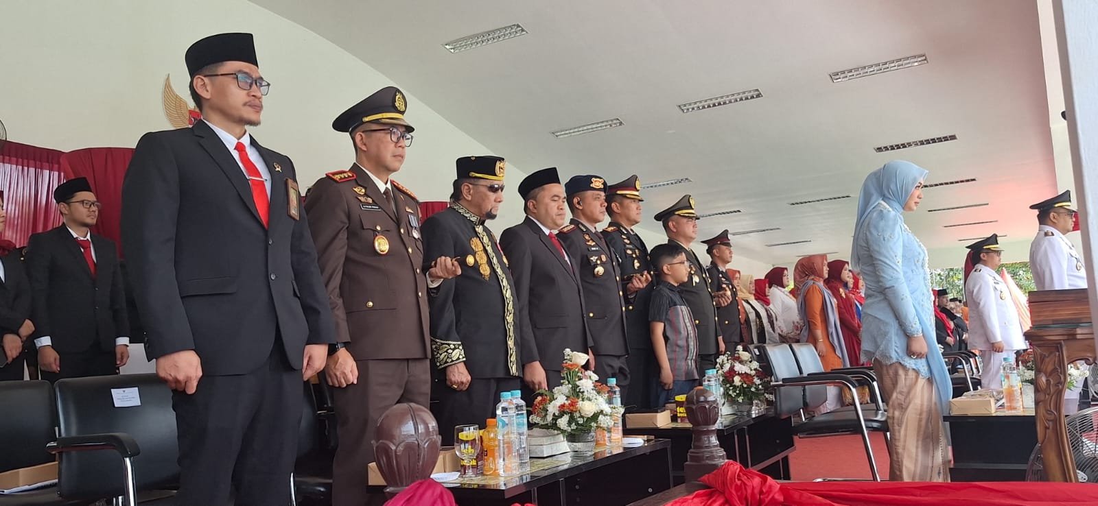 Dandim 0906/Kkr Bersama Forkopimda Ikuti Detik Detik Proklamasi Kemerdekaan RI Ke 81 Dandim 0906/Kkr Bersama Forkopimda Ikuti Detik Detik Proklamasi Kemerdekaan RI Ke 81