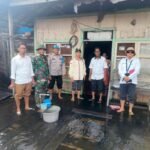 Babinsa Koramil 09/Tanjung Isuy Pantau Banjir