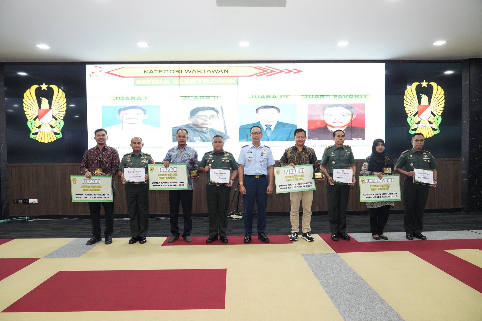 Pemenang lomba LKJ TMMD ke-123