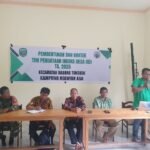 Babinsa Barong Tongkok mengikuti rapat Pembentukan dan Bimtek Tim Pendataan Indeks Desa Tahun 2025